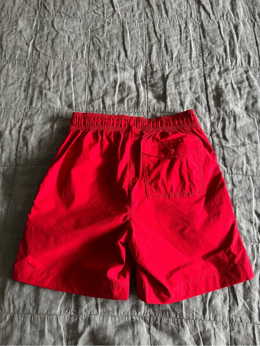 J. Crew Crewcuts Boys' Tech Dock Shorts with Piping – Red and Blue